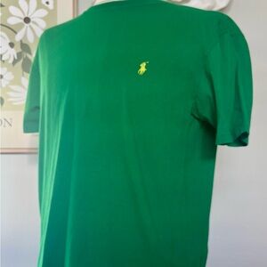 Ralph Lauren Men's Vibrant Green Short Sleeve Tee